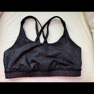 Lululemon gun metal sports bra